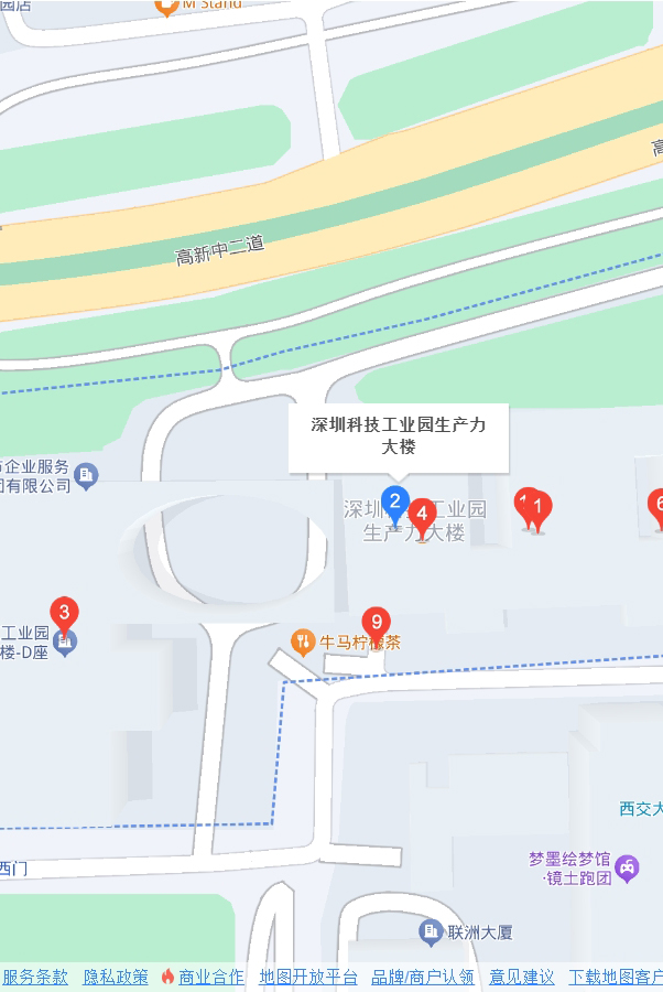 深圳市南山区科技工业园生产力大楼-A座6楼